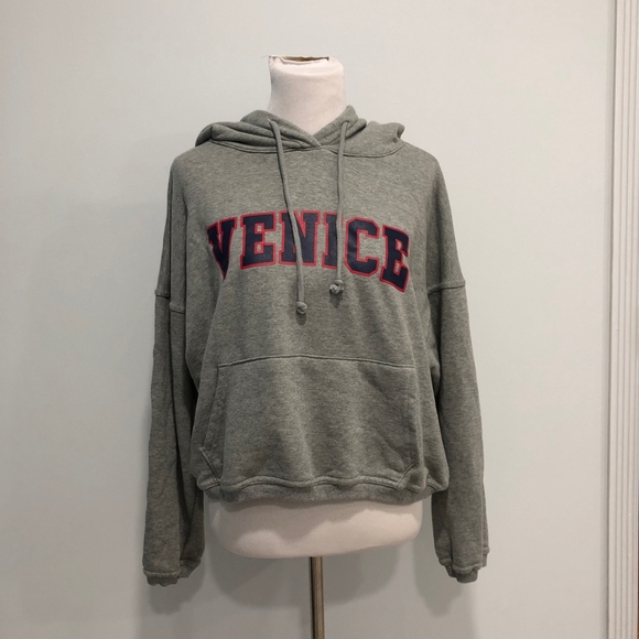 Honey Punch Cropped Venice Sweatshirt - Picture 1 of 8